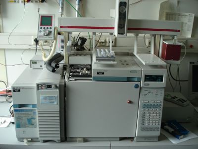 GC-MSD (Gaschromatograph mit massenselektivem Detektor)