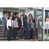 Gruppenfoto der Delegationsmitglieder aus Kasachstan mit Prof. Dr. Haunhorst, Prof. Dr. Dr. Hensel und Mitarbeitern des LAVES.