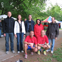 Die Teilnehmerinnen und Teilnehmer des LAVES nach dem erfolgreichen Lauf.