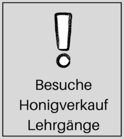 Link zu Besuche, Honigverkauf, Lehrgänge