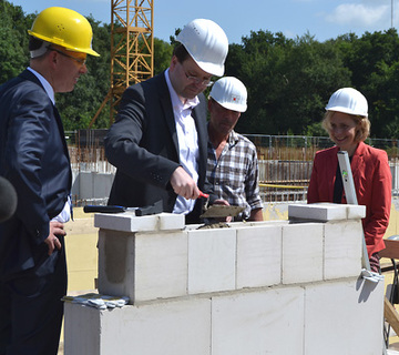 Grundsteinlegung Neubau des Veterinärbereichs Lebensmittel- und Veterinärinstitut Oldenburg