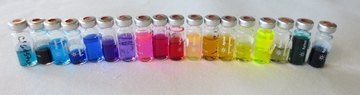 Farbpallette in HPLC-Vials