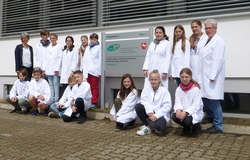 Schülerinnen und Schüler beim Zukunftstag im LAVES Lebensmittel- und Veterinärinstitut Braunschweig/Hannover, Standort Braunschweig