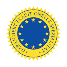 Das EU-Gemeinschaftszeichen für Produkte, die als garantiert traditionelle Spezialität (g.t.S.) ausgezeichnet werden