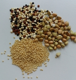 Quinoa, Amaranth, Buchweizen