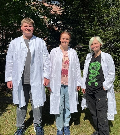Joris Gerdes, Amelie Bosse und Darleen Brade