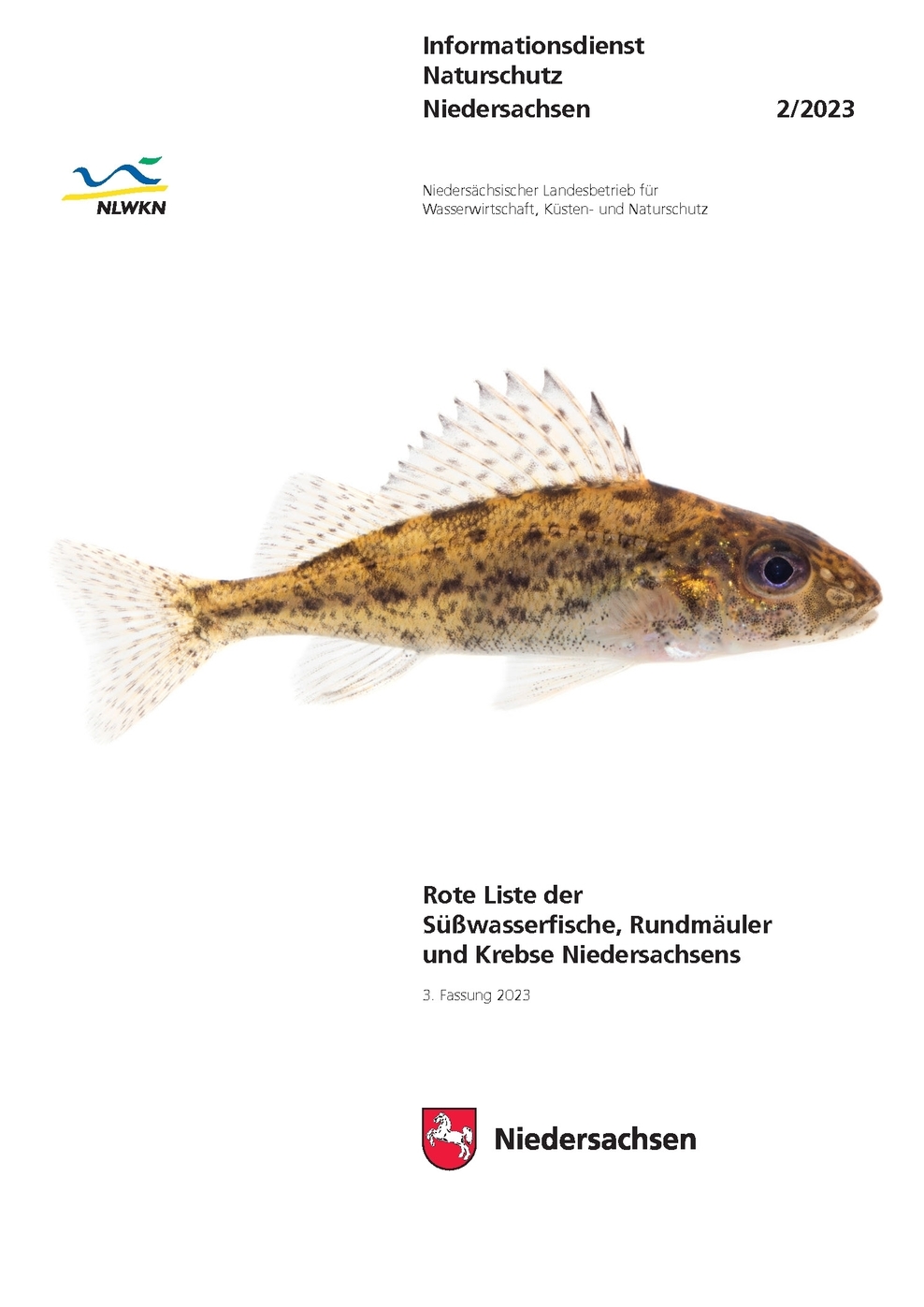 Rote Liste der Süßwasserfische, Rundmäuler und Krebse Niedersachsens