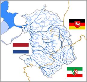Überregionale Zielkulisse im Bearbeitungsgebiet Deltarhein-Ost